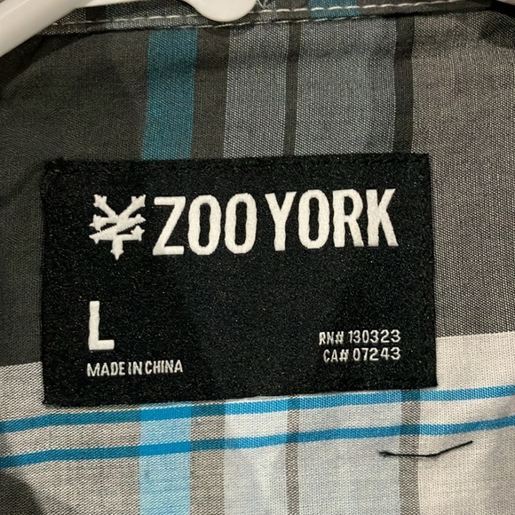 Zoo York Men’s Large Plad Shirt - Picture 3 of 6
